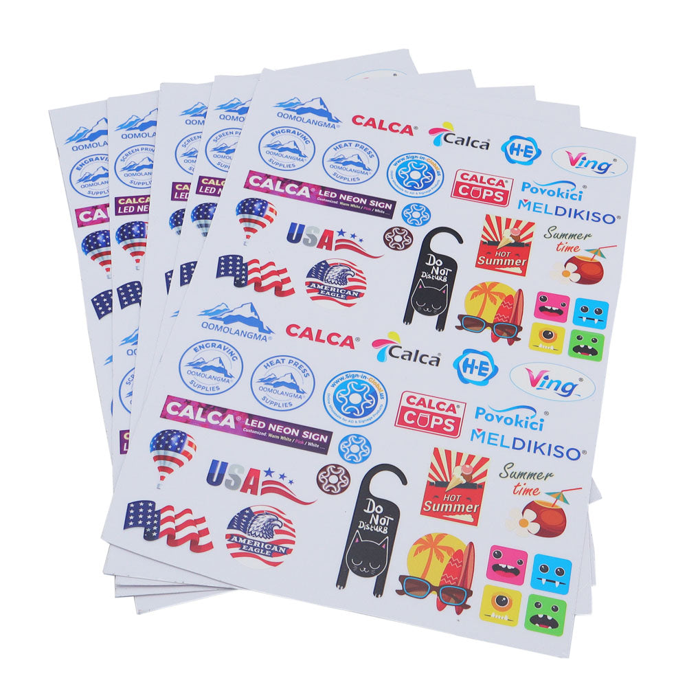 100 Sheets Pack A3 11.8in x 16.5in UV DTF Transfer Film A Sheet Crystal Label Printing Film Sticker