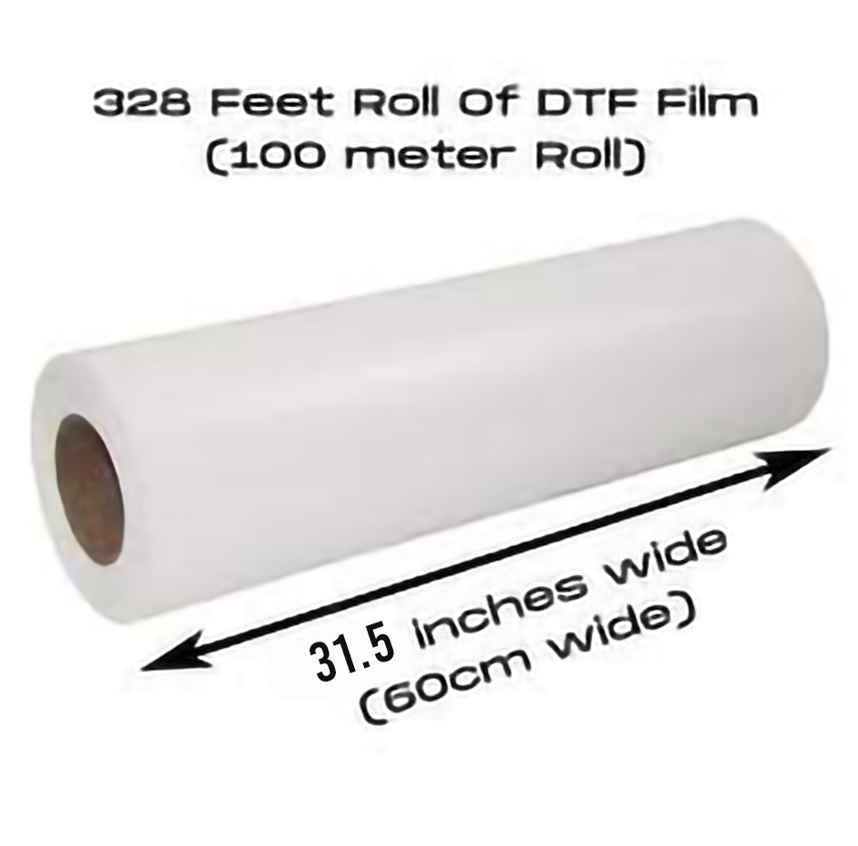 ALL DTF Pro Instant Hot Peel 31.5in x 328ft DTF Transfer Film Premium Roll, Double Sided