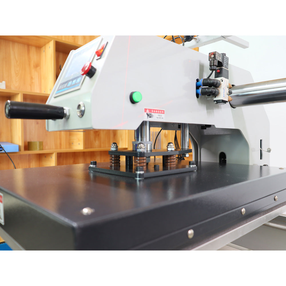 MEM 16" x 20" Semi-Automatic Pneumatic Double Station Heat Press with Laser Positioning System